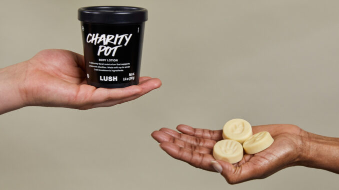 Lush Charity Pot body lotion